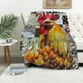 thumbnail image 1 of PRATYUS  Chicken Blanket for Boys, Funny Kids Throw Blanket for Girls, Lightweight Cute Blankets for Child Sofa Bed Office 40x50in, 1 of 6