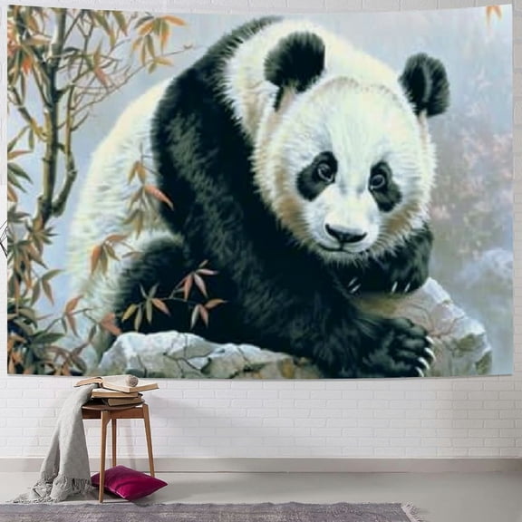 PRATYUS Chinese Brush Painting, Chinese Landscape Ink Painting, Chinese Flower and Bird Ink Painting, Asian Tapestry, Silk Scroll Painting, Decor Chinese Wall Hanging Painting 50x40inch