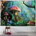 thumbnail image 1 of PRATYUS Fairy Tale Forest Tapestry Wall Hanging Mushroom Trees Wall  Tapestry Spring Scenery Tapestry for Teen Girls Bedroom Living Room Dorm Party Decor Painting, 1 of 6