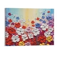 thumbnail image 1 of PRATYUS Fall Decor Colorful Flower Print On Canvas Wall Art Picture 20x16in, 1 of 3