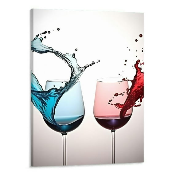 PRATYUS Fall Decor Cup Collision for Bedroom Living Room Home Decor Canvas Wall Art Picture 16x20in
