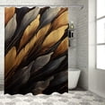 thumbnail image 1 of PRATYUS Feathers Pattern Modern Waterproof Shower Curtain with Hooks for Country Cottage Farmhouse Chic Bathroom Decor 100% Polyester Fiber Various Sizes 69x72, 1 of 7