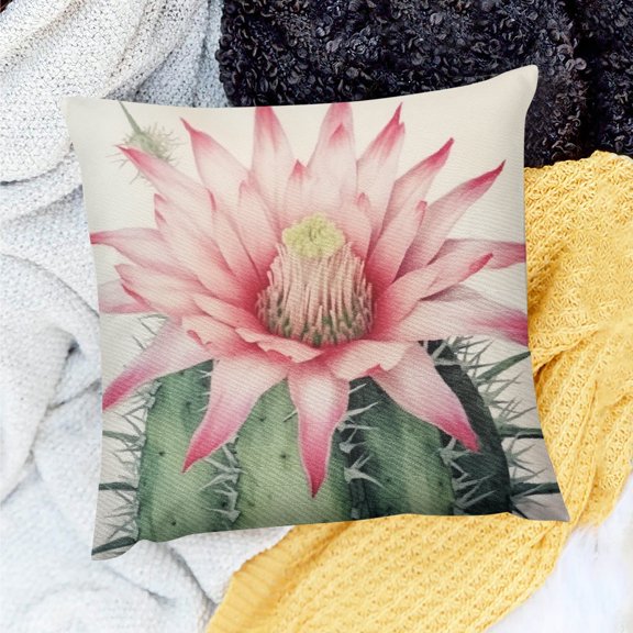 PRATYUS Flower Decorative Pillow Covers for Home Sofa Couch 18x18in