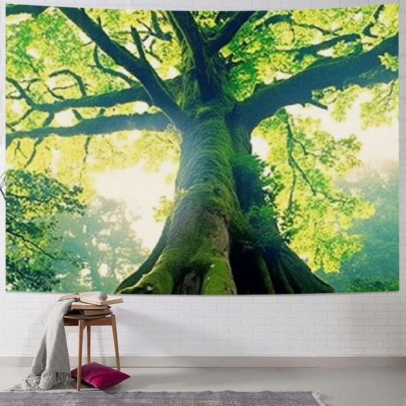 PRATYUS Forest Tapestry Nature Tree Tapestries, Extra Large Oversized Tapestry Wall Hanging, Tapestry for Bedroom Living Room Backdrop, Indoor Outdoor Decoration Home Decor 40x30inch