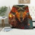 thumbnail image 1 of PRATYUS Goat Throw Blanket for Bedroom Living Room, Bed Blanket, Super Soft Comfortable Bedding Sofa Throw for Boys Girls, Flannel Blanket Fuzzy Blankets 60x80in, 1 of 6