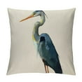 thumbnail image 1 of PRATYUS  Heron Pillow,Home Decorative Throw Pillow Cover Watercolor Blue Heron Cushion for Couch/Sofa/Bedroom/Livingroom/Kitchen/Car Square Pillow case 18x18in, 1 of 5