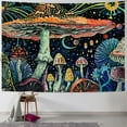 thumbnail image 1 of PRATYUS  Hippie Mushroom Tapestry Psychedelic Eyes Tapestry Trippy Sea Tapestry Peacock Bohemian Tapestry Abstract Ocean Tapestry Wall Hanging for Room  Painting, 1 of 6