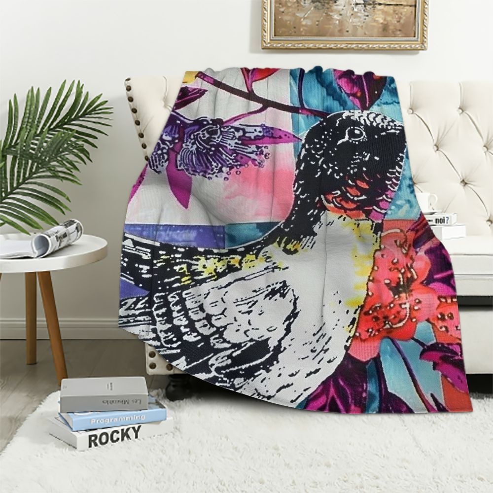 PRATYUS I Am Always with You Hummingbird Blankets Soft Warm Hummingbird ...