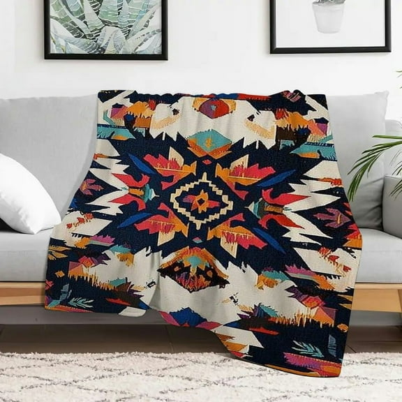 PRATYUS Maximalism Warm Cozy Flannel Blanket for All Seasons 30x40in