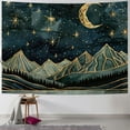 thumbnail image 1 of PRATYUS Mountain Forest Tapestry Boho Landscape Moon Stars Tapestry for Bedroom Aesthetic Nature Tapestry Wall Hanging Trees Wall Tapestry for Bedroom Living Room Classroom Dorm  Painting, 1 of 6