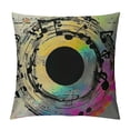 thumbnail image 1 of PRATYUS Music CD Pattern Pillow Cover for Sofa Couch Chair,Music Theme Throw Pillow Case Cover,Musical Notes Double Sides Print Cushion Cover Room Decor White, 1 of 5