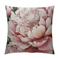 thumbnail image 1 of PRATYUS Peony Flower Pillow Covers, Floral Throw Pillow Covers Outdoor Decorative Pillow Case for Couch Bed Sofa Cushion Home Decor 22x22in, 1 of 5