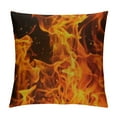 thumbnail image 1 of PRATYUS  Pillow Covers Simple and Cool Flame Throw Pillow Covers Cases for Couch Sofa Bed Home Decor White, 1 of 5