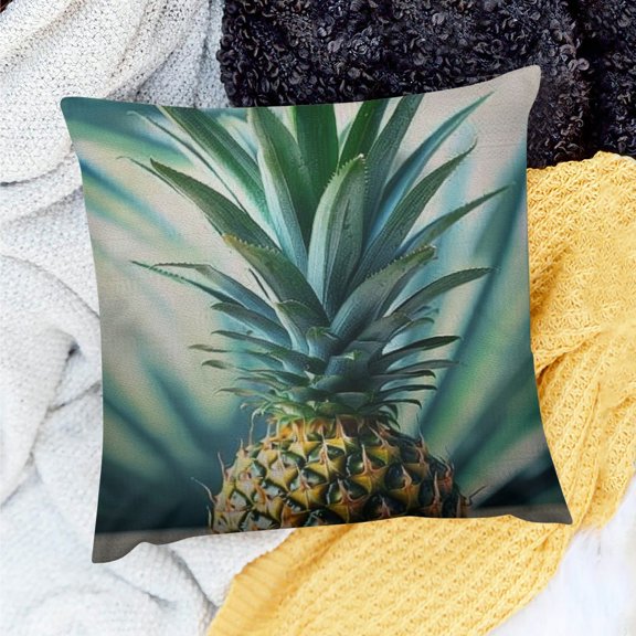 PRATYUS Pineapple Throw Pillow Cover for Home Sofa Couch Decor 20x20in