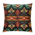 thumbnail image 1 of PRATYUS Southwest Tribal Green Brown Throw Pillow Cover Cushion Case for Home Decor Sofa Couch  Farmhouse Decorations 22x22in, 1 of 5