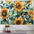 thumbnail image 1 of PRATYUS  Sunflower Wall Tapestry, Yellow Mandala Nature Plant Tapestry, Art Wall Hanging Home Decoration Tapestry for Bedroom Living Room 40x30inch, 1 of 6