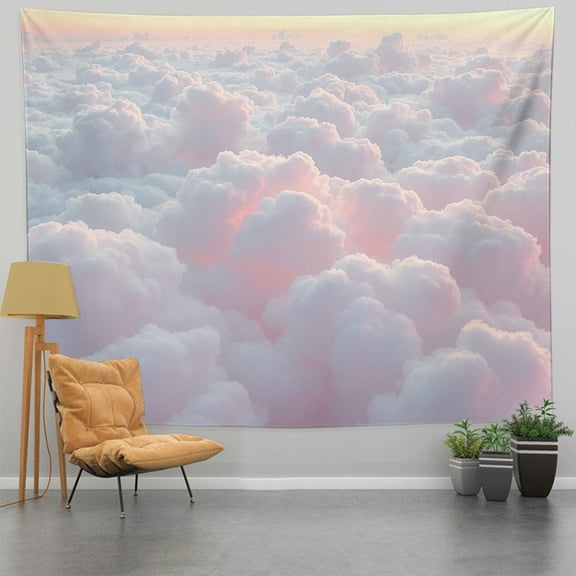 PRATYUS Thick And Dense Clouds Wall Tapestry Art For Home Decor 60*50in