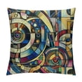 thumbnail image 1 of PRATYUS Throw Pillow Cover Bouquet of Beautiful Flowers in Modern and Cubism from Pillowcase Home Decorative Square Pillow Case Cushion Cover 22x22in, 1 of 5