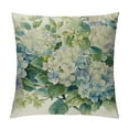thumbnail image 1 of PRATYUS Throw Pillow Cover Pattern Hydrangea Watercolor of Blue Flower Floral Vintage Beautiful Pillowcase Home Decor Square Pillow Case Cushion Cover, 1 of 5