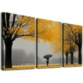 thumbnail image 1 of PRATYUS Wall Art Canvas 3 Piece Set Fall Decor Walk in the Forest Ready to Hang 12x16x3pcs, 1 of 4