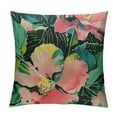 thumbnail image 1 of PRATYUS Watercolor Floral Throw Pillow Cover , Blue Daffodils Decor Cushion Cover for Sofa Couch Bed White, 1 of 5