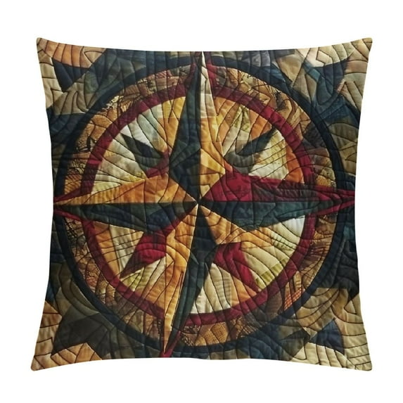 PRATYUS Western Texas Star Pillow Cover - Rustic Farmhouse Decorative Throw Pillow Covers Vintage Western Style Retro Cushion Cover for Sofa Car Bench Living Room Home Decor White