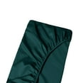 thumbnail image 1 of PRATYUX Full Size Fitted Sheet Only - 800-Thread Count 100% Pure Organic Cotton, 21 inches Extra Deep Pockets Fitted Sheet, Soft, Sateen Weave - Teal Blue Color, 1 of 7