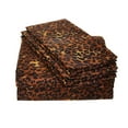 thumbnail image 1 of PRATYUX King 6-PC Sheet Set 700-TC 100% Egyptian Cotton, 15" Deep Pockets - Leopard Print, 1 of 7