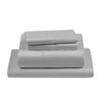 thumbnail image 1 of PRATYUX Olympic Queen 4-PC Organic Cotton Bed Sheet Set 1000-Thread Count 100% Long Staple Cotton, 15 inch Deep Pockets [1 Flat, 1 Fitted Sheet, 2 Pillowcases] - Light Grey, 1 of 7
