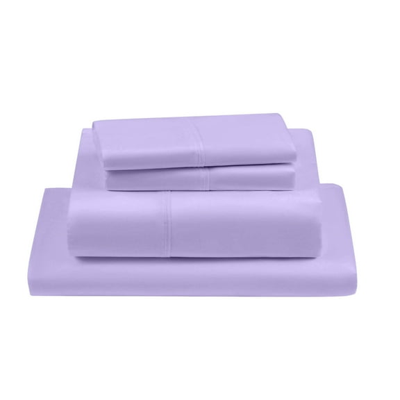 PRATYUX Queen 4-PC Sheet Set 800-TC 100% Egyptian Cotton, 18 inch Deep Pockets - Lilac