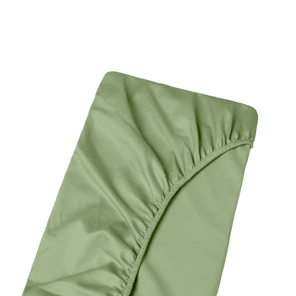 PRATYUX Short King (72"X75") Size Fitted Sheet Only - 800-Thread Count 100% Pure Organic Cotton, 30 inches Extra Deep Pockets Fitted Sheet, Soft, Sateen Weave - Sage Color