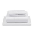 thumbnail image 1 of PRATYUX Twin 4-PC Organic Cotton Bed Sheet Set 1000-Thread Count 100% Long Staple Cotton, 15 inch Deep Pockets [1 Flat, 1 Fitted Sheet, 2 Pillowcases] - White, 1 of 7