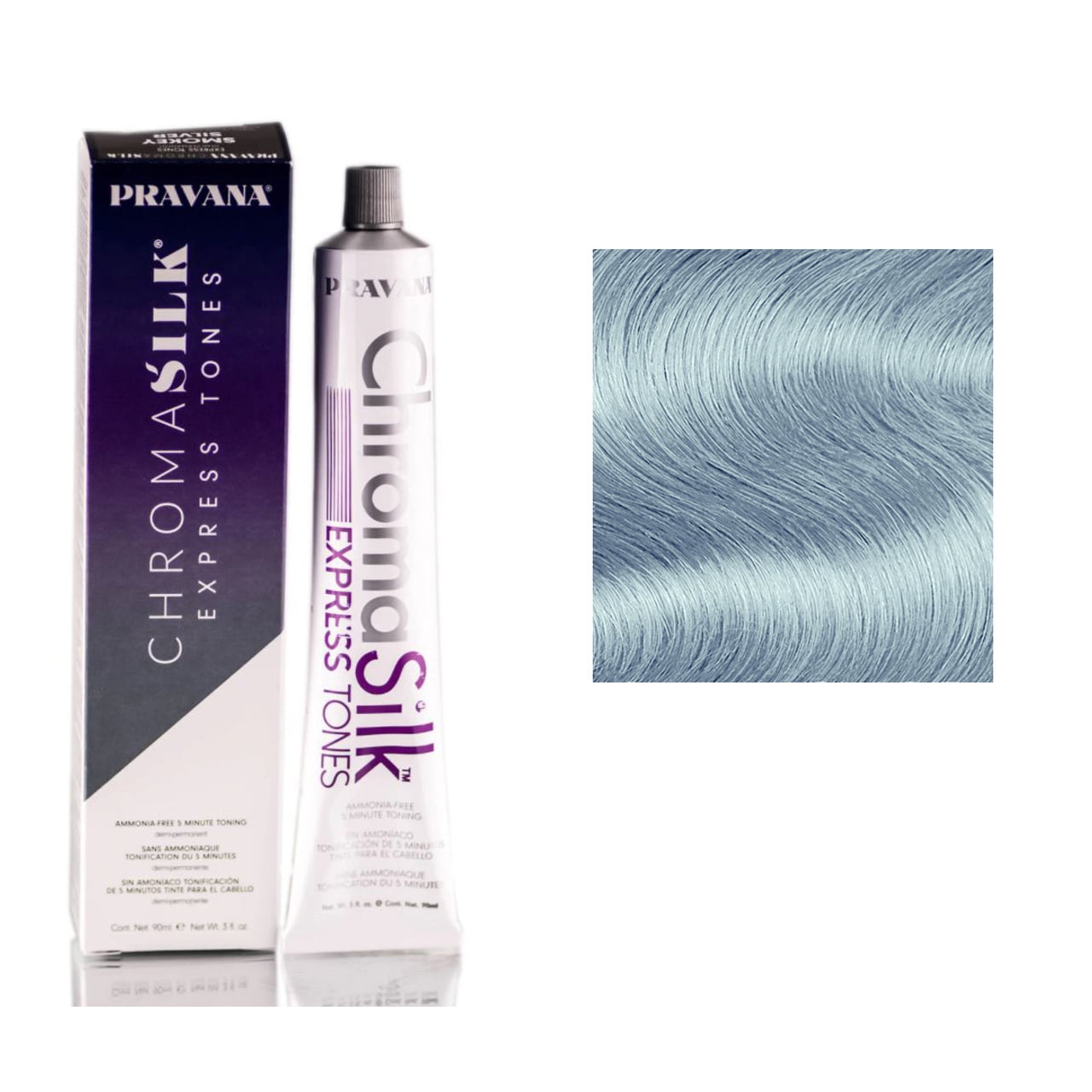 PRAVANA ChromaSilk Express Tones Hair Color, Moody Blue, 3 Oz., Ammonia ...