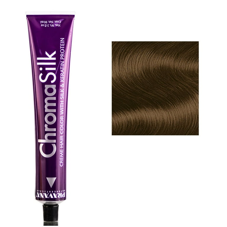 Pravana ChromaSilk Permanent Creme Hair Color, 7/7N Blonde, 3 Oz