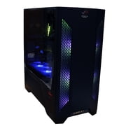 PRC DARKFORCE Gaming PC Desktop Intel i7-13700K 16-Core 3.4GHz 32GB DDR5 RAM GeForce RTX 3060 12GB GDDR6 4K VR Liquid Cooling 2TB M.2 PCIe NVMe + 4TB HDD Wi-Fi Ready W11 Home
