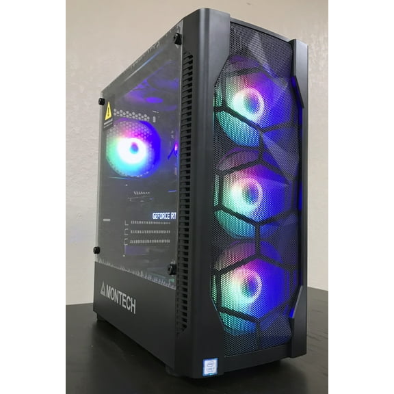 PRC X-FORCE Special Edition Custom Gaming PC Intel Core i7-7700 3.6GHz Quad Core 16GB DDR4 1TB SSD NVIDIA GeForce RTX 3080 10GB GDDR6 802.11AC Wi-Fi Bluetooth 5.0 W10 Home