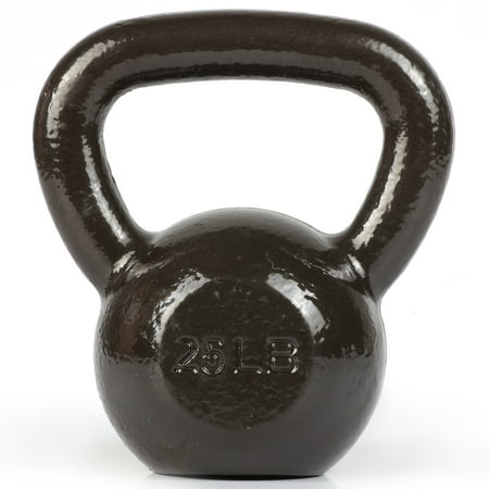 PRCTZ, 25lb Solid Cast Iron Kettlebell, Single