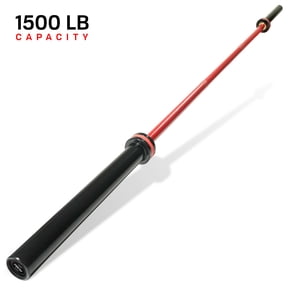 PRCTZ 7ft All Purpose Olympic Barbell, Weightlifting and Powerlifting 45lb, Olympic Bar, 1500 lbs Capacity, Fits 2” Standard Weights