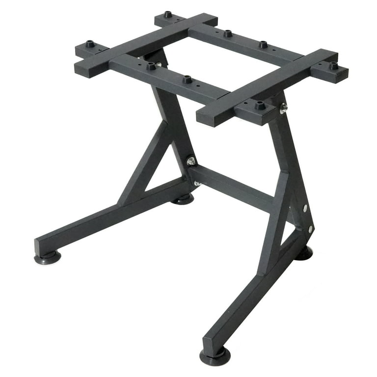 PRCTZ Dumbbell Stand for Adjustable Dumbbells Weight Rack for Home Gyms 110 lb Capacity Black