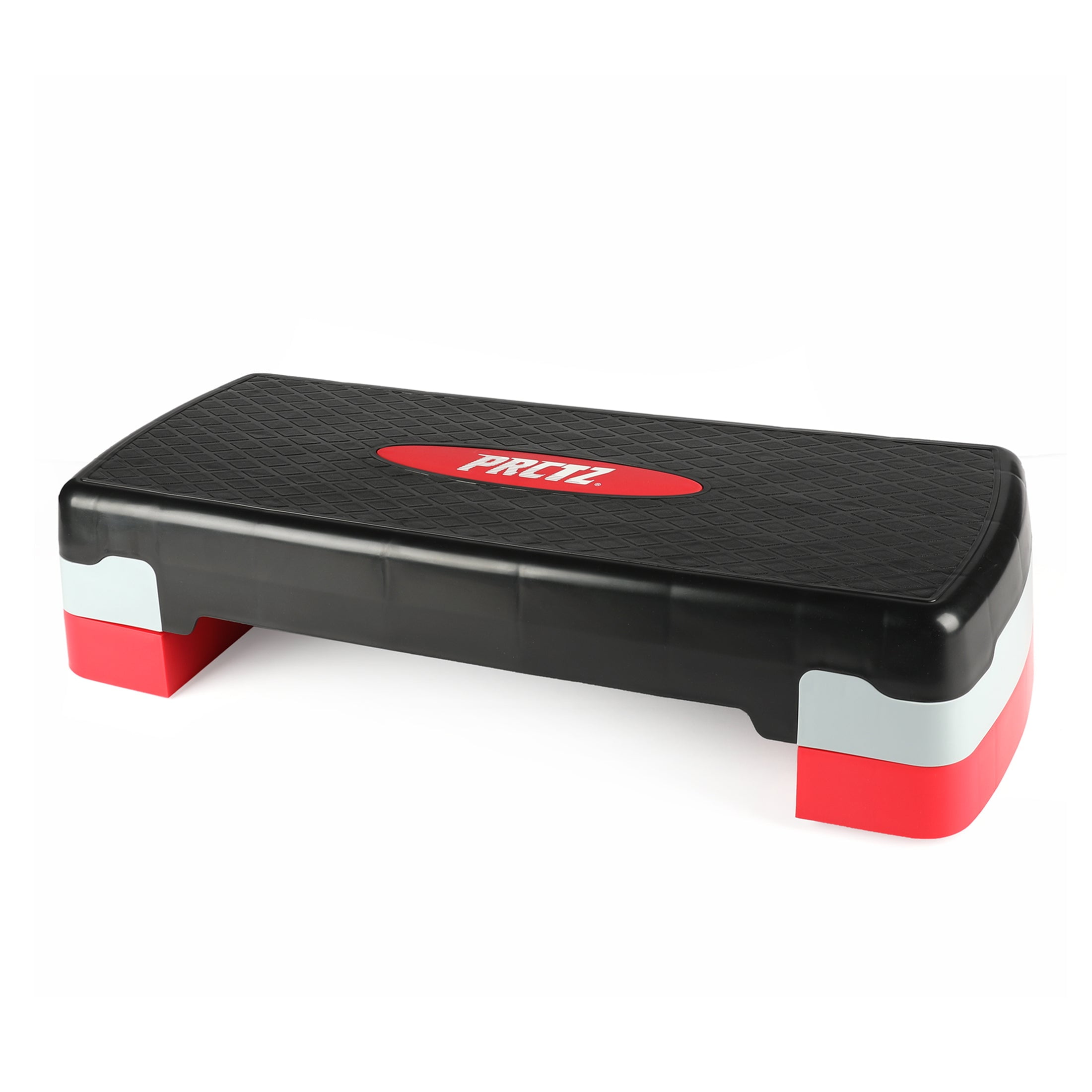 PRCTZ Essential Aerobic Stepper, 2 level Platform, 46 Inches, Step Aerobics for HIIT Training