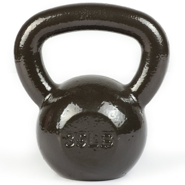 PRCTZ Solid Cast Iron Kettlebell 35 lb Walmart