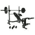PRCTZ Ultimate Homegym Starter Pack, Includes Adjustable Olympic weight