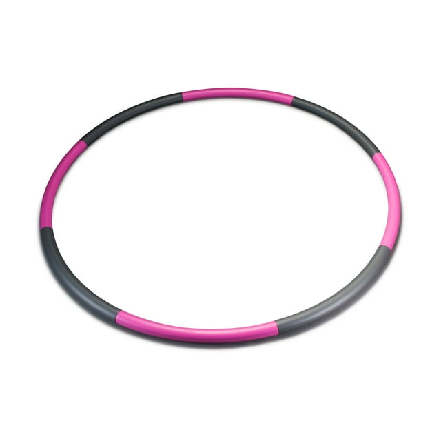 PRCTZ Weighted Hula Hoop, 2.5 lb Exercise Hula Hoops for Adults, 8