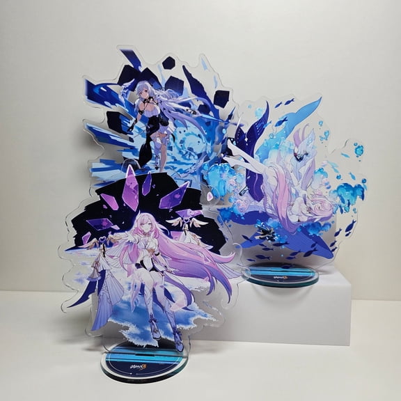 PRE - ORDER Enchanting Acrylic Standee, Honkai Impact 3, Acrylic Standee, game, Bronya Zaychik, Kallen Kaslana, Raiden Mei, Elysia (1 standee_15cm)
