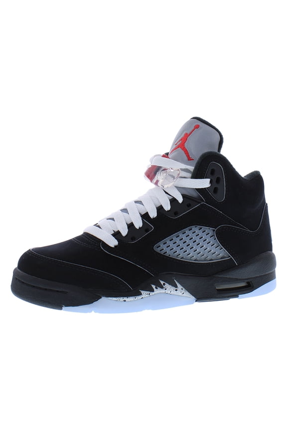 (GS) Air Jordan 5 Retro 'Reimagined Black / Metallic Silver' (2025) HF3976-001