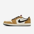 thumbnail image 1 of Men's Air Jordan 1 Retro Low OG Sail/Black-Golden Harvest (CZ0790 107) - 5.5, 1 of 8