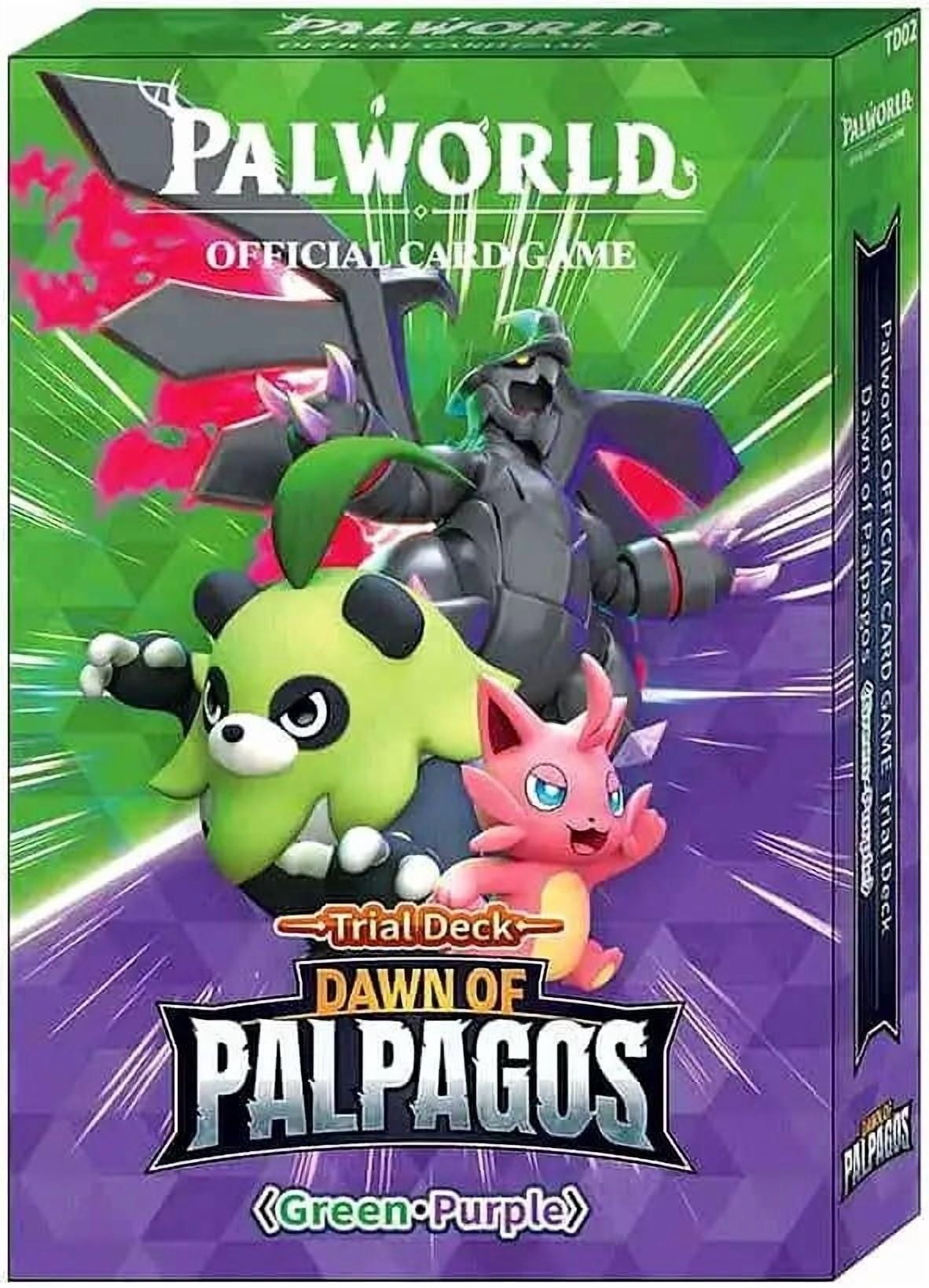 Bushiroad Palworld Official Card Game Dawn of Palpagos Green/Purple Trial Deck POCGe-TD02, English