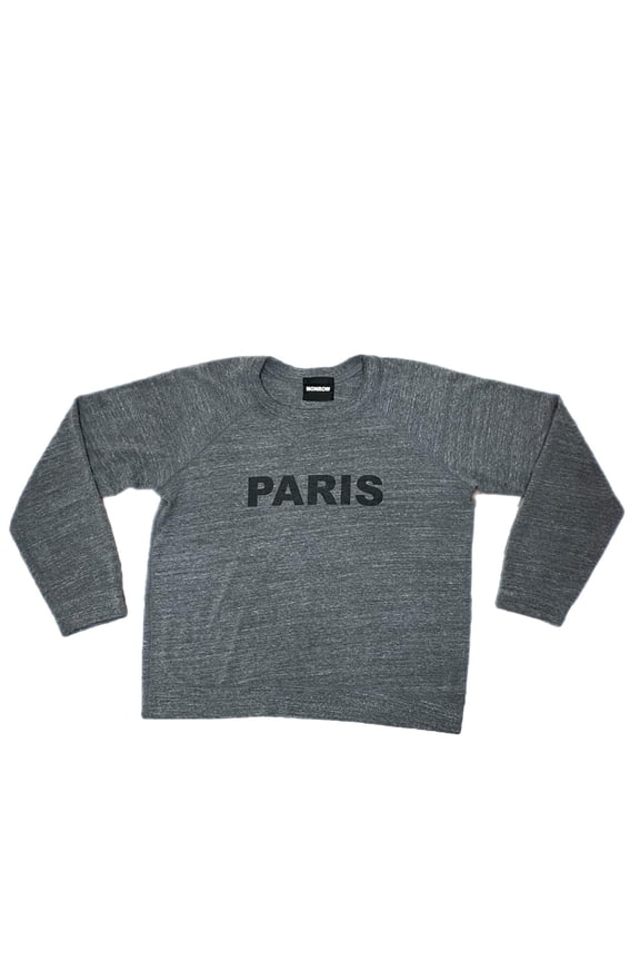 Pre-Owned Monrow Grey Paris Sweatshirt