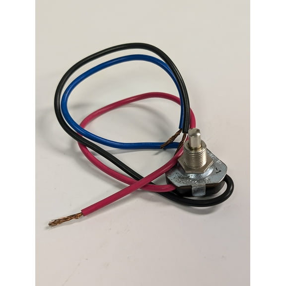 PRE-WIRED 3 POSITION PUSH BUTTON SWITCH (ON-ON-OFF)