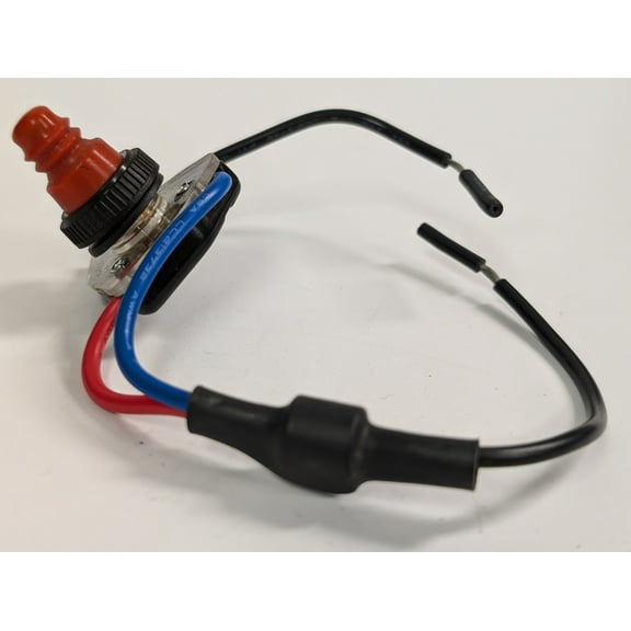 PRE-WIRED PUSH-BUTTON SWITCH W/RUBBER BOOT (OFF-OFF-ON)